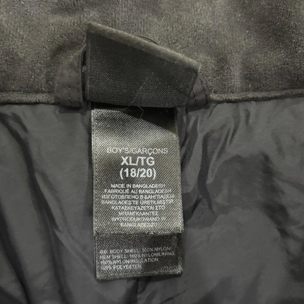 The North Face Boys XL 18/20‎ Black HyVent Insulated Snow Ski Pants Waterproof